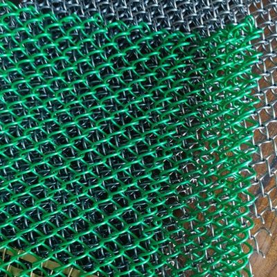 Dekoracyjne, aluminiowe, druciane, niestandardowe, wiszące, diamentowe zasłony z siatki