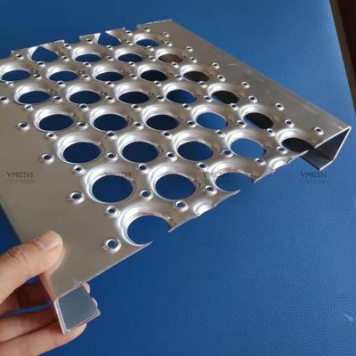 Aluminium Okrągłe otwory Perf O Grip Bezpieczeństwo siatki dla platformy chodnika