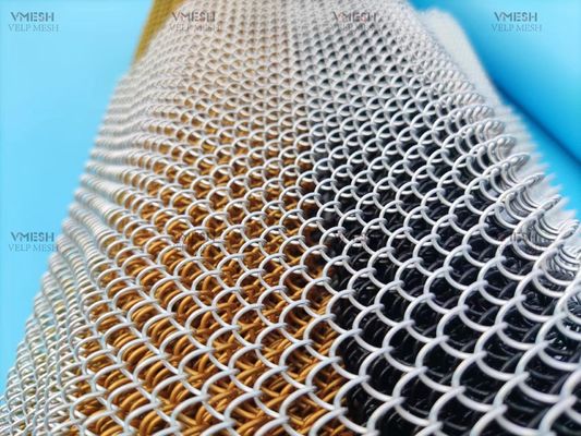 Dekoracyjna aluminiowa kurtyna łańcuchowa, ekran 1,2mm-2mm drut