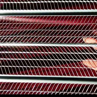 Galwanizowane stalowe żebrowe przędza w postaci kształtów, sieć wsparcia 1,1m x 3m