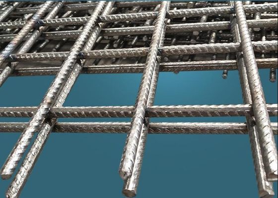 Wzmacniające stalowe spawane panele z siatki drucianej 6 mm prętów zbrojeniowych z betonu żelaznego