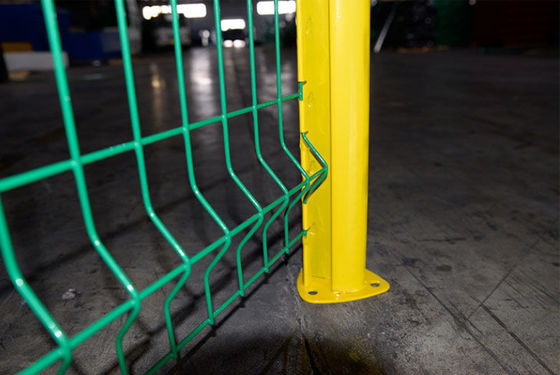 4mm PVC powlekany Panel z spawaną siatką drukową Zielony 6 stóp ocynkowany