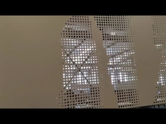 Powłoka powleczona aluminium metalu perforowanego do arkuszy budowlanej