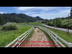 Ogrodzenie z winylu PVC Ogrodzenie z winylu PVC Post i Rail Heavy Duty 4 Rail Horse Ogrodzenie z PVC Farm