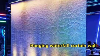 Fabrycznie wykonana na zamówienie siatka z drutu stalowego Wodospad z funkcją wody Krajobrazowa kurtyna wodna