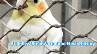 How to choose the suitable stainless steel ferrule rope mesh ?