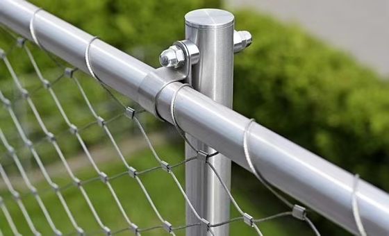 Włókno sieciowe ze stali nierdzewnej 304/316 do ogrodzeń zoo