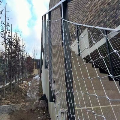 Elastyczna i trwała siatka kablowa ze stali nierdzewnej 304 z diamentowymi otworami do siatek zabezpieczających