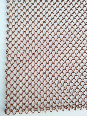 Dostosowana kolorowa dekoracyjna aluminiowa draperia do zasłony ściennej