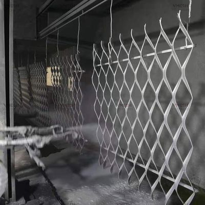 Rozszerzony metalowy ekran z ocynkowanego wzoru diamentu do siatki dekoracyjnej