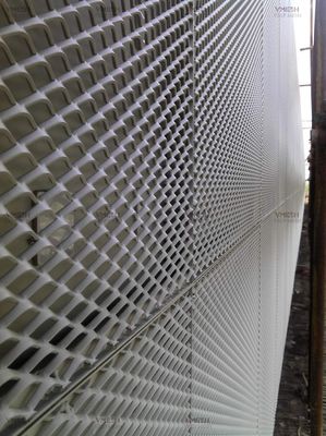 Rozszerzona siatka metalowa z aluminium malowanego proszkowo do dekoracji ścian