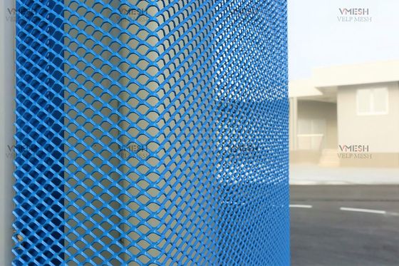 PVDF Czarny Aluminium Rozszerzone metalowe płyty sufitowe