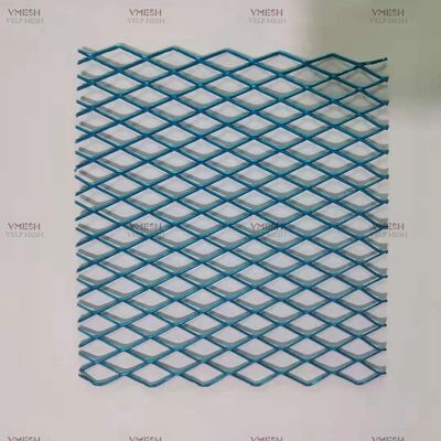 Aluminiowa siatka cięto-ciągniona 4x8 stóp, mały otwór, wzór rombowy