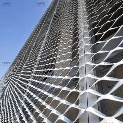 Aluminiowa siatka cięto-ciągniona 4x8 stóp, mały otwór, wzór rombowy