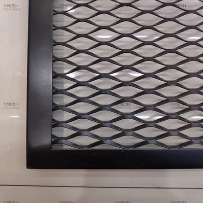 Aluminiowa siatka cięto-ciągniona 4x8 stóp, mały otwór, wzór rombowy