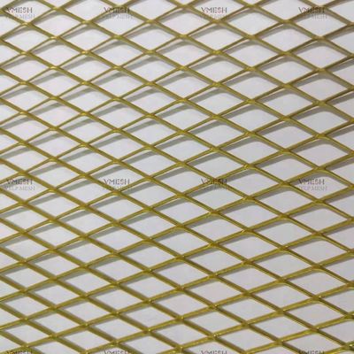 Aluminiowa siatka cięto-ciągniona 4x8 stóp, mały otwór, wzór rombowy