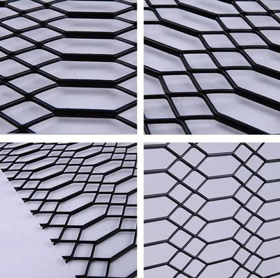 Styl gotycki Powder Coated Expanded Metal Mesh Do Dekoracji
