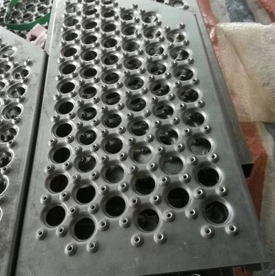 Diamentowa siatka zabezpieczająca z uchwytem - aluminium z stali nierdzewnej