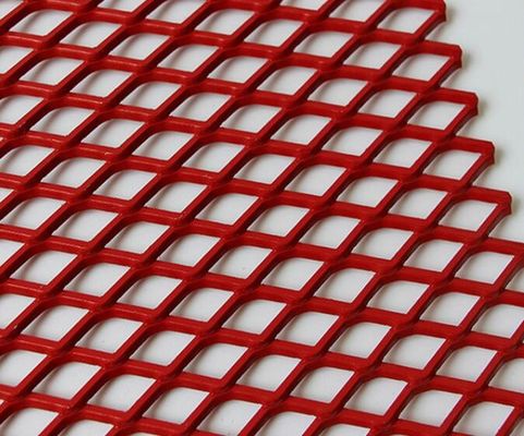 Rozszerzona siatka metalowa z aluminium malowanego proszkowo do dekoracji ścian