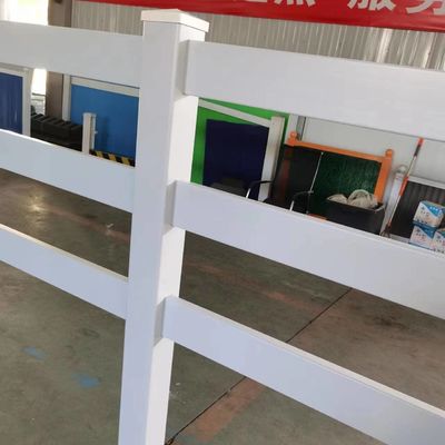 4 stopy 5 stóp biały 3 szyny 4 szyny PVC plastikowy płot vinylowy