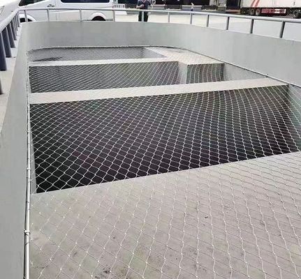 Wstrzymanie UV Długa żywotność sieć drutu z kable stału nierdzewnego o wymiarze granicznym 1*10m/2*5m/2*3m/10*10m