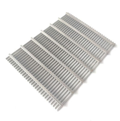 Włókna żelaza nierdzewnej 304/316 Johnson Wedge Wire Screen for Mining