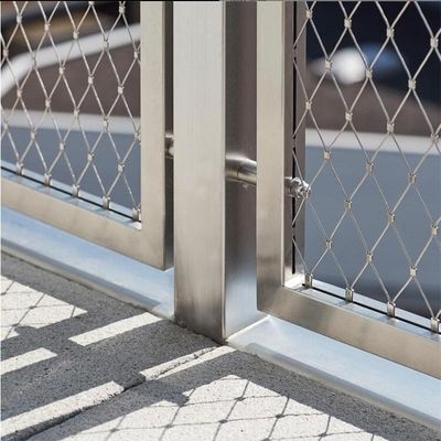 Włókno sieciowe ze stali nierdzewnej SS304/316 do ogrodów zoologicznych i balustrad