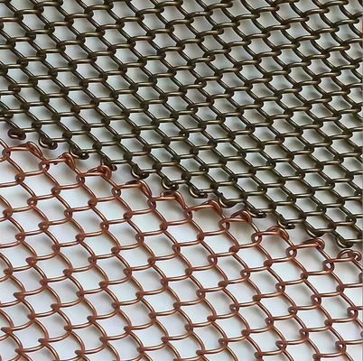 Złoty kolor Aluminiowy zestaw dekoracyjny z siecią metalową