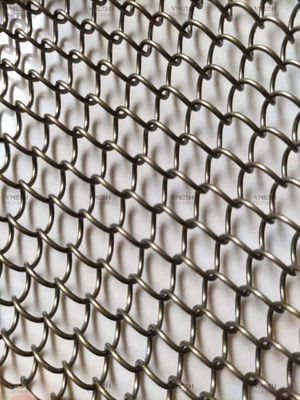 Folding Multi-panel Adjustable Metallic Fabric Curtains For Indoor Fireplace Screen