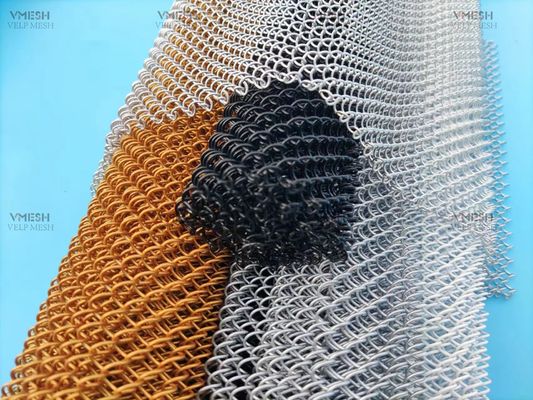 Dekoracyjna aluminiowa zasłona z łańcuszkiem Kaskadowa draperia Zasłony z siatki drucianej