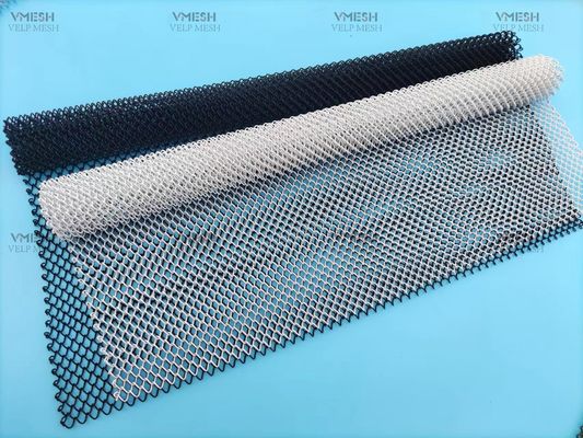Heat Barrier Metal Chain Link Mesh Curtain Used For Fireplace Screen