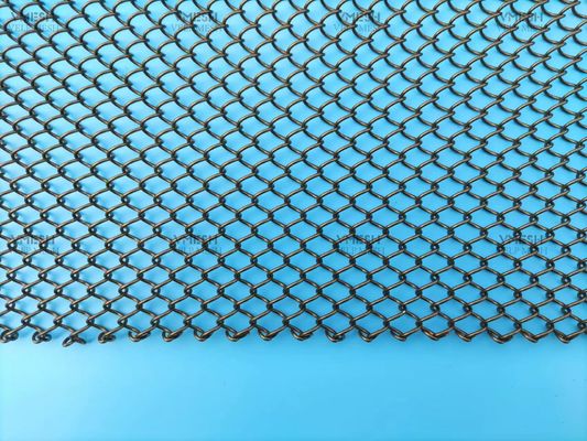 Dekoracyjna aluminiowa kurtyna łańcuchowa, ekran 1,2mm-2mm drut