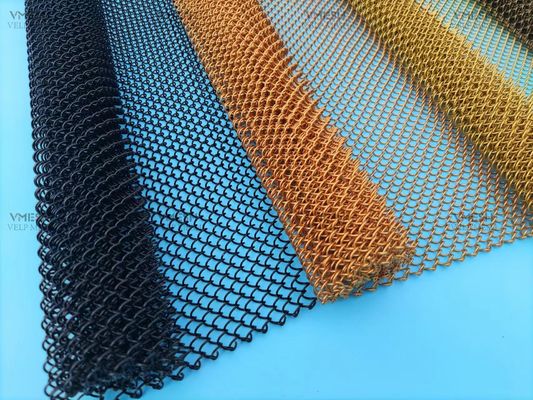 Dekoracyjna draperia z siatki ze stopu aluminium Hotelowa metalowa draperia z łańcuszkiem Zasłona z siatki