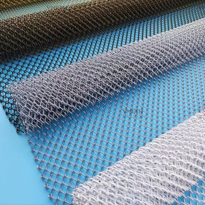 Kurtyna działowa z metalowej siatki łańcuchowej 6x6mm, malowana proszkowo