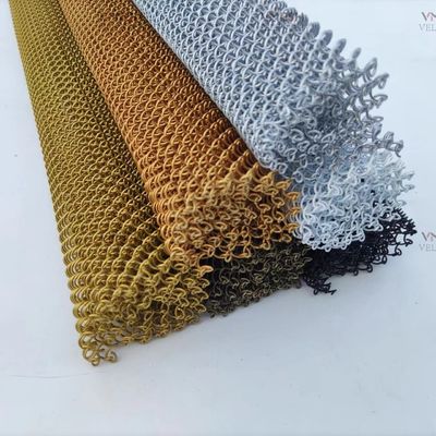 Dekoracyjna aluminiowa zasłona z łańcuszkiem Kaskadowa draperia Zasłony z siatki drucianej