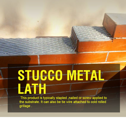 1.75lbs 2.5lbs G60 Zynk Stucco Wire Mesh Galvanized Metal Lath