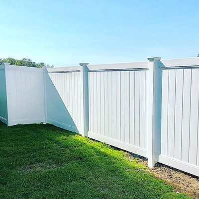 Pvc Panel ogrodzenia Winylu Ogrodzenie prywatności 6x8ft dla budynków ogrodowych
