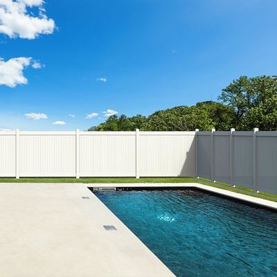 Pvc Panel ogrodzenia Winylu Ogrodzenie prywatności 6x8ft dla budynków ogrodowych