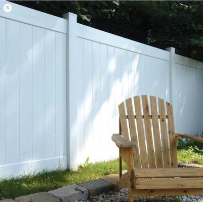 6ft Outdoor Garden Biały Tanie PVC Winylu Panel Ogrodu Prywatności
