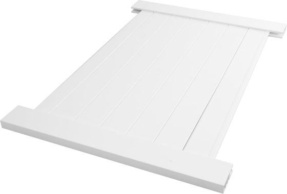 Zewnętrzny dekoracyjny panel ogrodzeniowy 6x8 stóp prywatności z tworzywa sztucznego piękny biały winylowy panel ogrodzeniowy z tworzywa sztucznego PVC