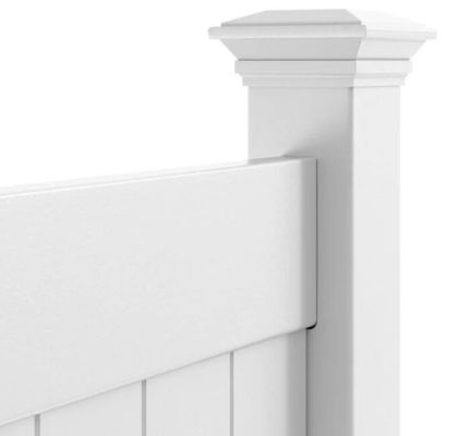 Wysokiej jakości materiał Biały PVC Plastyczny Ogrodzenie prywatne