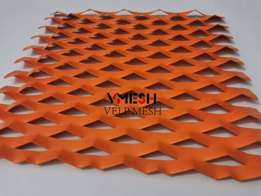 Architektoniczna sieć metalowa fasady budynku Panel sufitowy Aluminiowa sieć metalowa rozszerzona