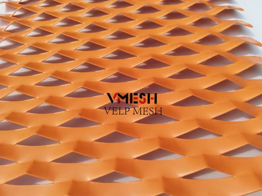 PVDF Aluminium Facade Mesh Build Metal Expanded Plate Zewnętrzne pokrycie