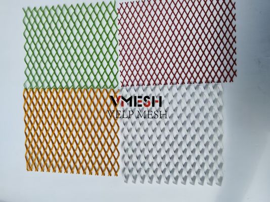 PVDF Aluminium Facade Mesh Build Metal Expanded Plate Zewnętrzne pokrycie
