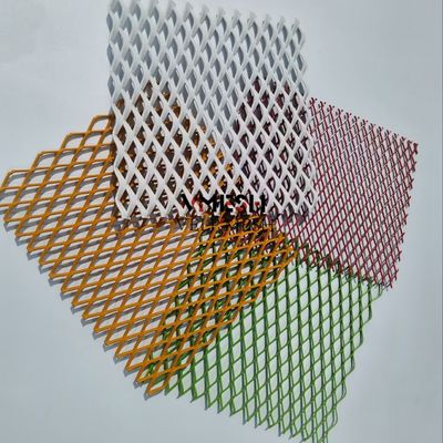 2mm Płytka Aluminiowa Rozszerzona Okładka Dekoracyjna Sieć Metalowa Ekran