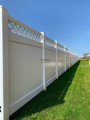 Zewnętrzny 1.8m x 2.4m Ogrodzenie prywatności z winylu dla ogrodu basenu dom Villa