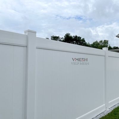6Ft Ogród zewnętrzny Biały Tanie ogrodzenie z siatki winylowej z PCV