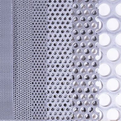 Rozmiar niestandardowy Lekkie dekoracyjne okrągłe dziury Perforated Plate For Architecture