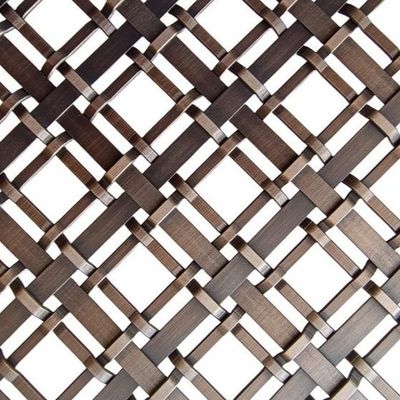 1mm-4mm Woven Wire Mesh Z Nierdzewnej Stalowej Do Dekoracyjnej Architektury