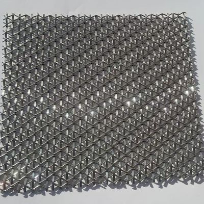 Dekoracyjna silna płaska siatka metalowa z tkaniny architektoniczna siatka z drutu ze stali nierdzewnej